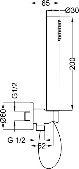 Душевой гарнитур Sturm Stern ST-STE-65062-CR