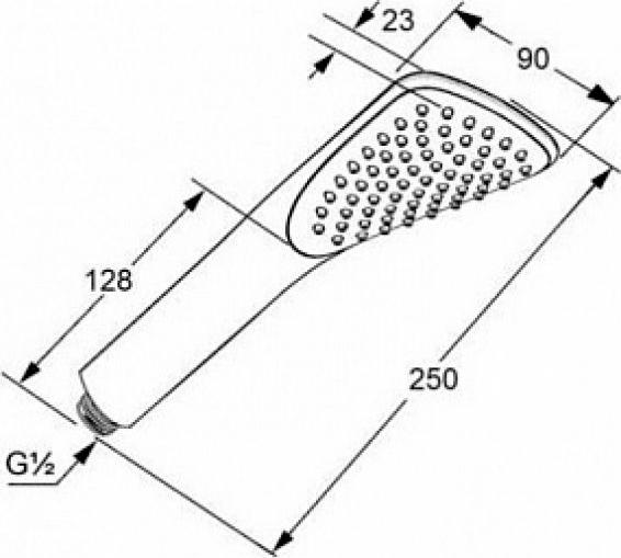 Душевая лейка Kludi Fizz 6760043-00