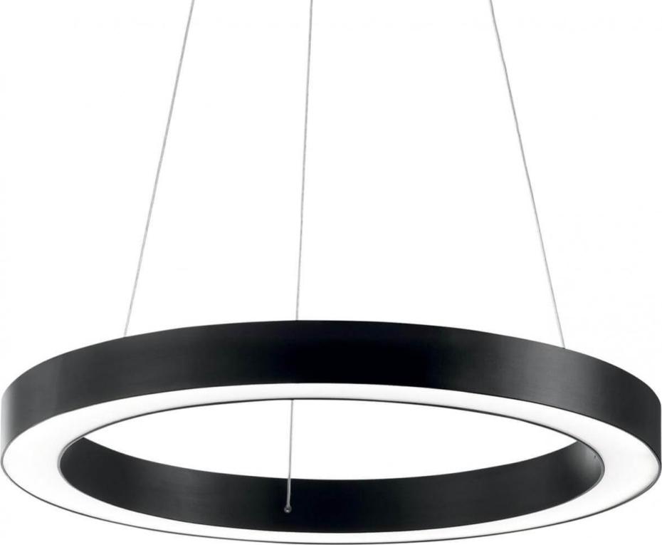 Подвесной светодиодный светильник Ideal Lux Oracle D70 Round Nero 222110