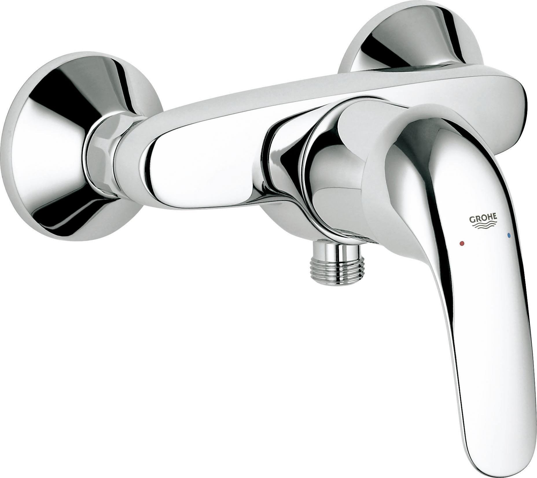 Хромированный смеситель для душа Grohe Euroeco 32740000