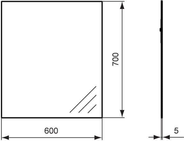 Зеркало Ideal Standard Connect N1406BH