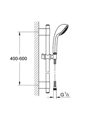 Душевой гарнитур Grohe Relexa Plus 28892000