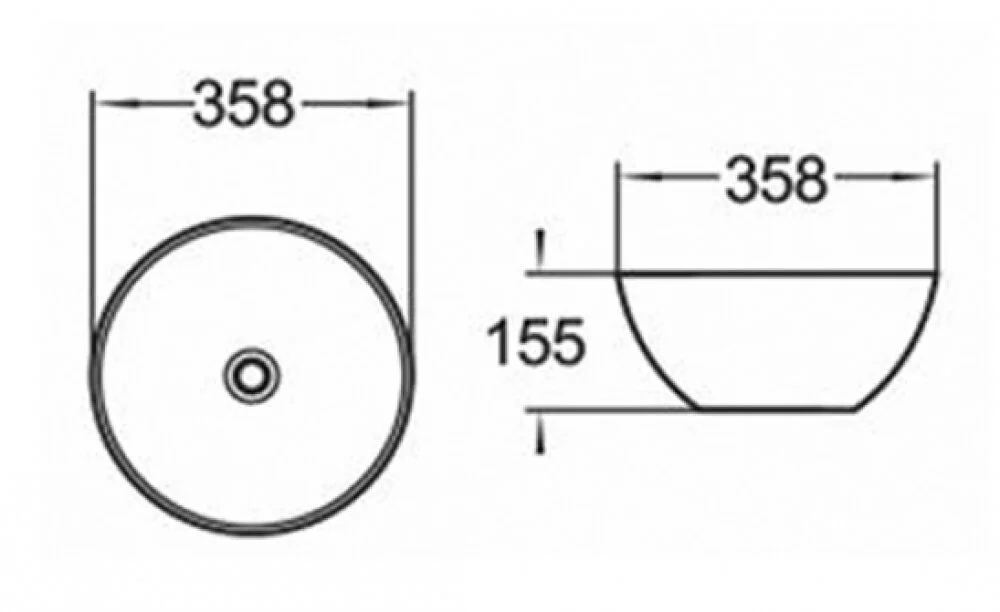 Раковина накладная Comforty 4150370 белый