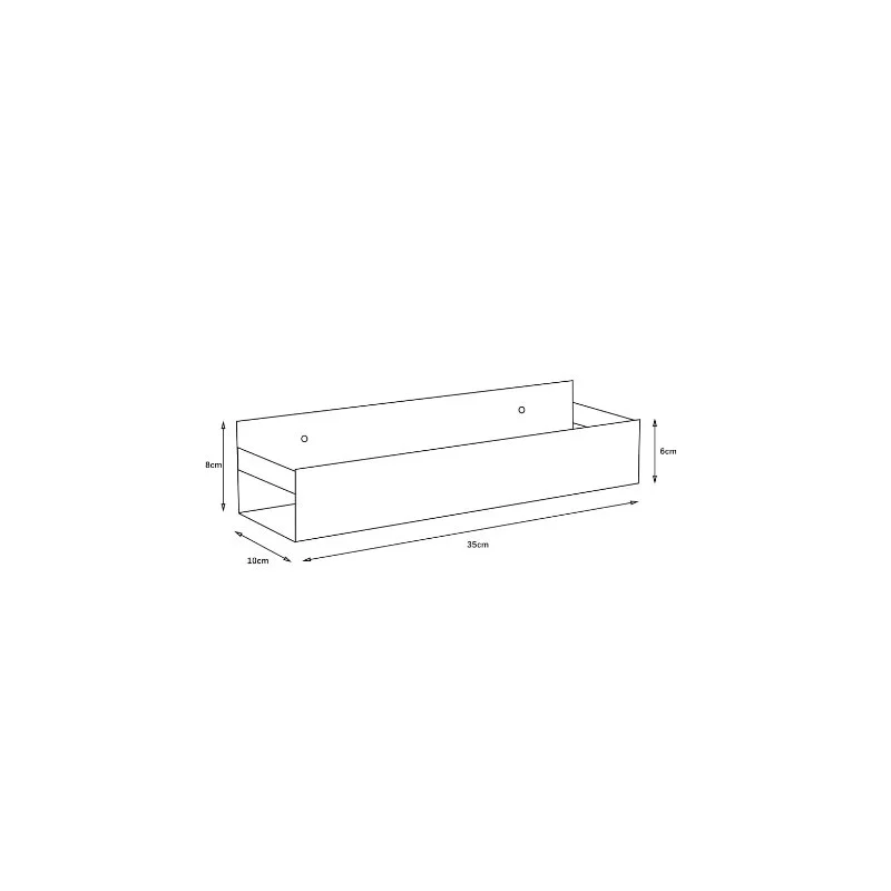 Полка Boheme Q 10965-GM серый