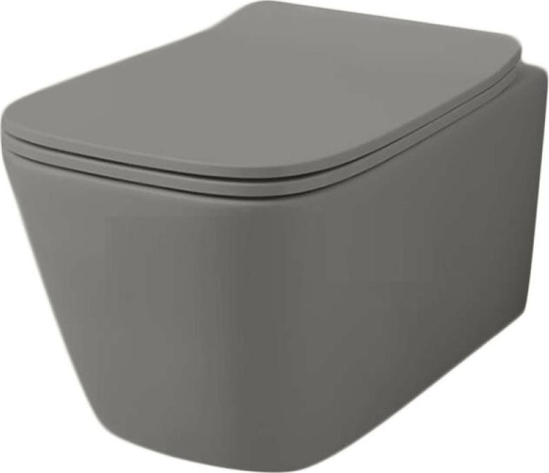 Безободковый унитаз ArtCeram A16 ASV003 15 00 grigio oliva