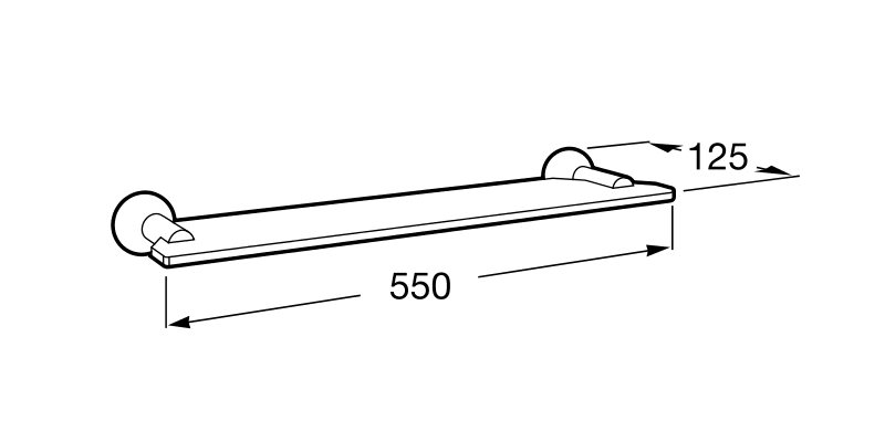 Полка Roca Superinox 815681001