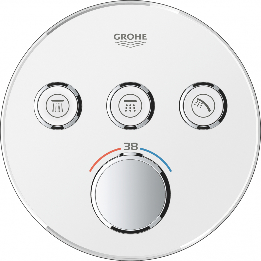 Термостат Grohe Grohtherm SmartControl 29904LS0 для ванны с душем белая луна