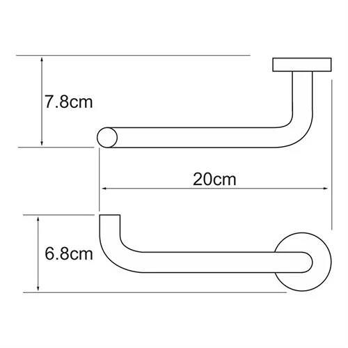 Держатель туалетной бумаги WasserKRAFT Rhein К-6200 K-6296 хром