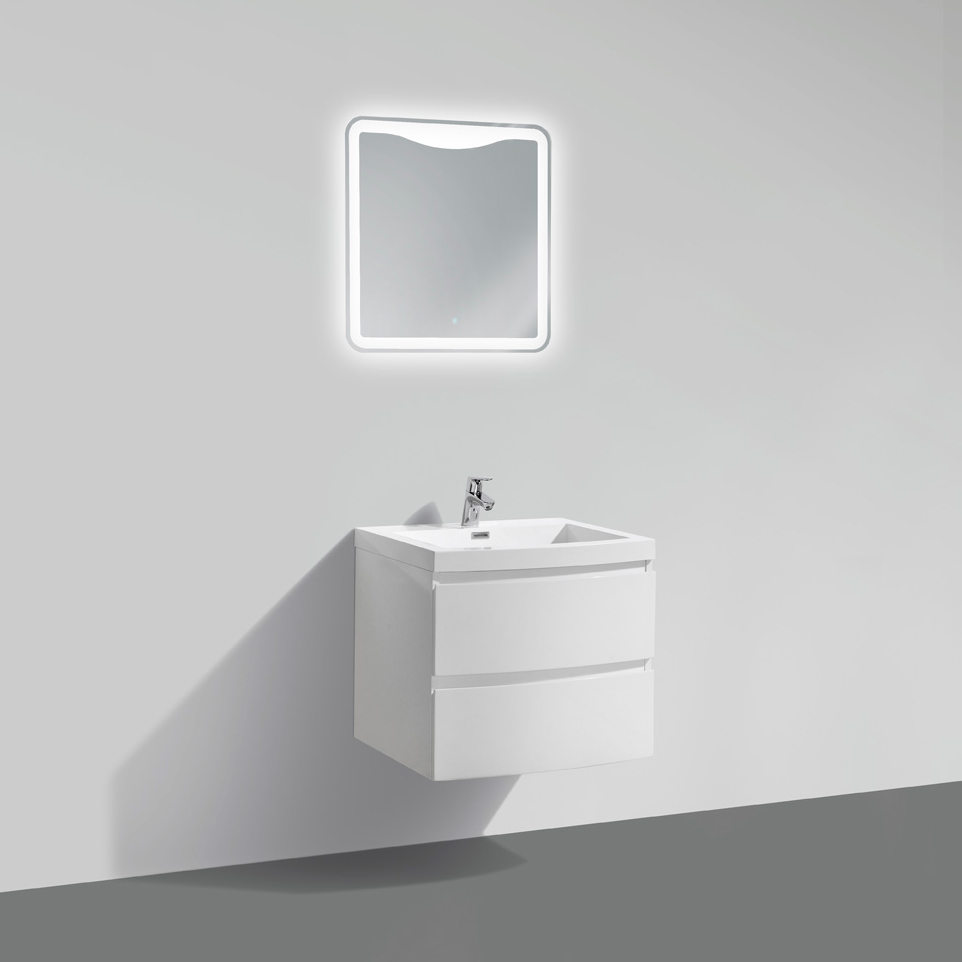 Тумба с раковиной BelBagno Prospero 62 bianco lucido