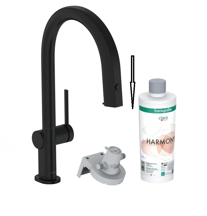 Смеситель для кухни Hansgrohe Aqittura 76800670 черный