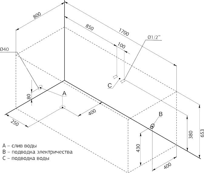 Акриловая ванна Aquanet Grenada 170х80 00205398