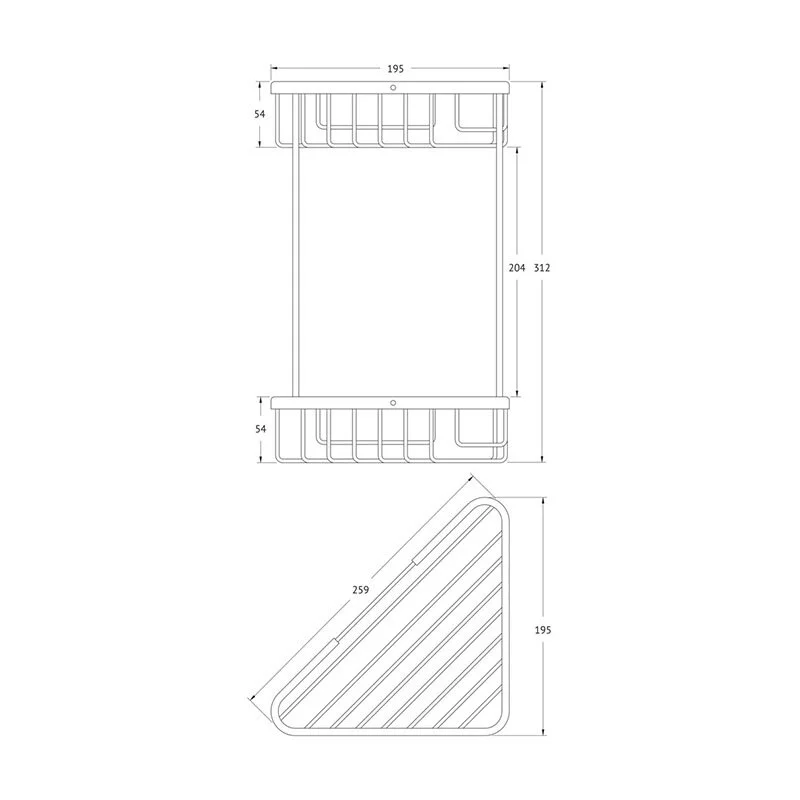 Полка Artwelle Universell 4129 хром