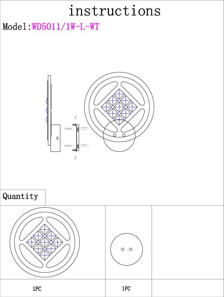 Бра Seven Fires Khelki WD5011/1W-L-WT