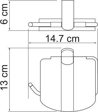 Держатель туалетной бумаги Wasserkraft Berkel 6825