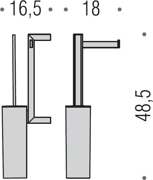 Стойка Colombo Design Units B9123.D.CR