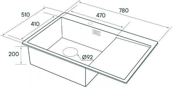 Кухонная мойка Paulmark Elde PM807851-BSL брашированная нержавеющая сталь