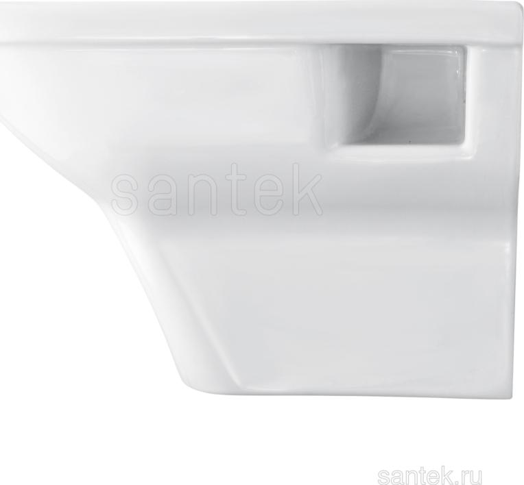 Унитаз Santek Лайн 1WH501574 безободковый с крышкой-сиденьем микролифт