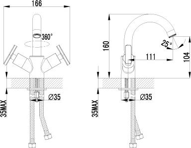 Смеситель Lemark plus Trend LM1807C для раковины