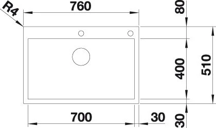 Кухонная мойка Blanco Zerox 517248 серый