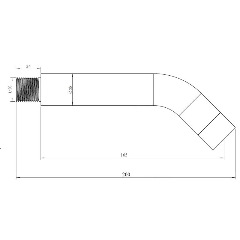 Излив  Elghansa Concealed Spouts RS-27-Black черный