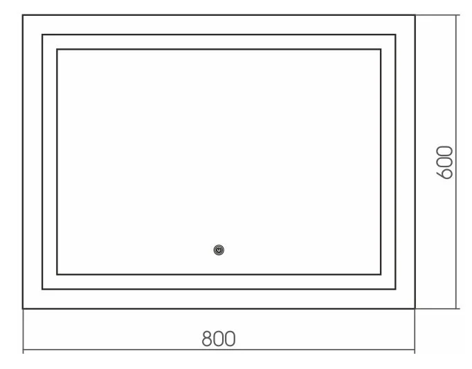 Зеркало Grossman Pragma 480600 белый