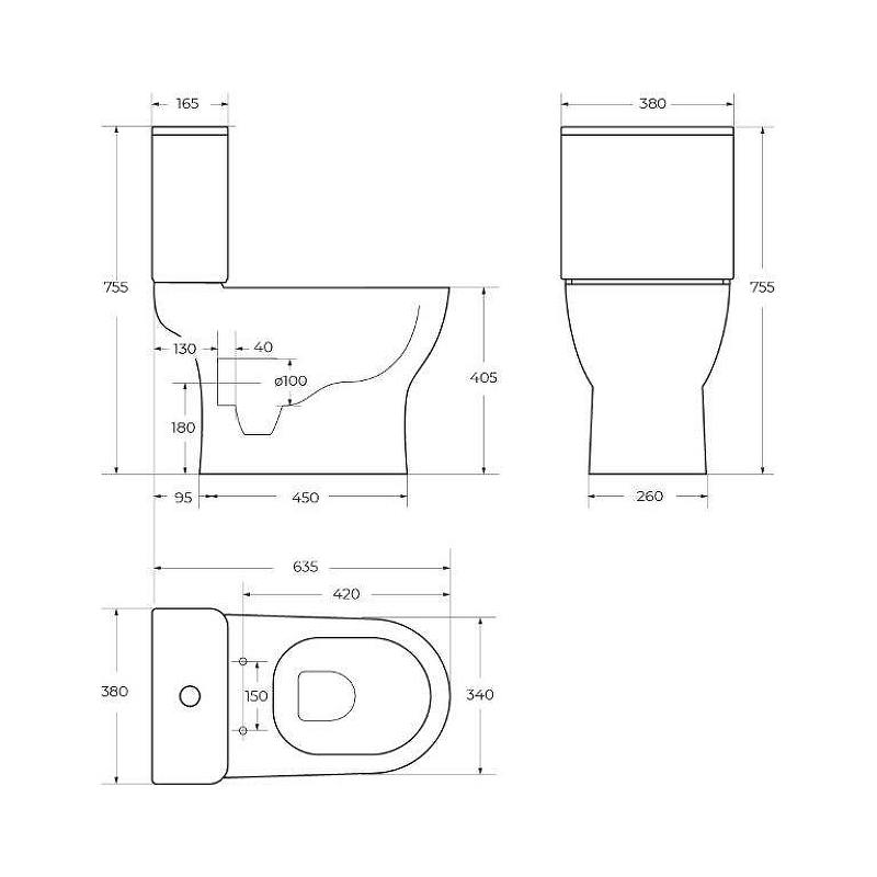 Унитаз-компакт BelBagno Steam BB130CPR/BB130SC с сиденьем микролифт, белый