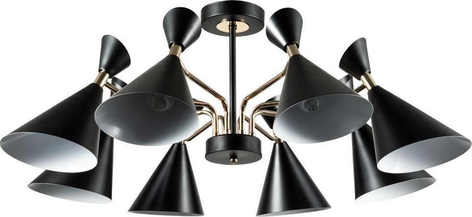 Потолочная люстра Arte Lamp Wellington A2711PL-8BK