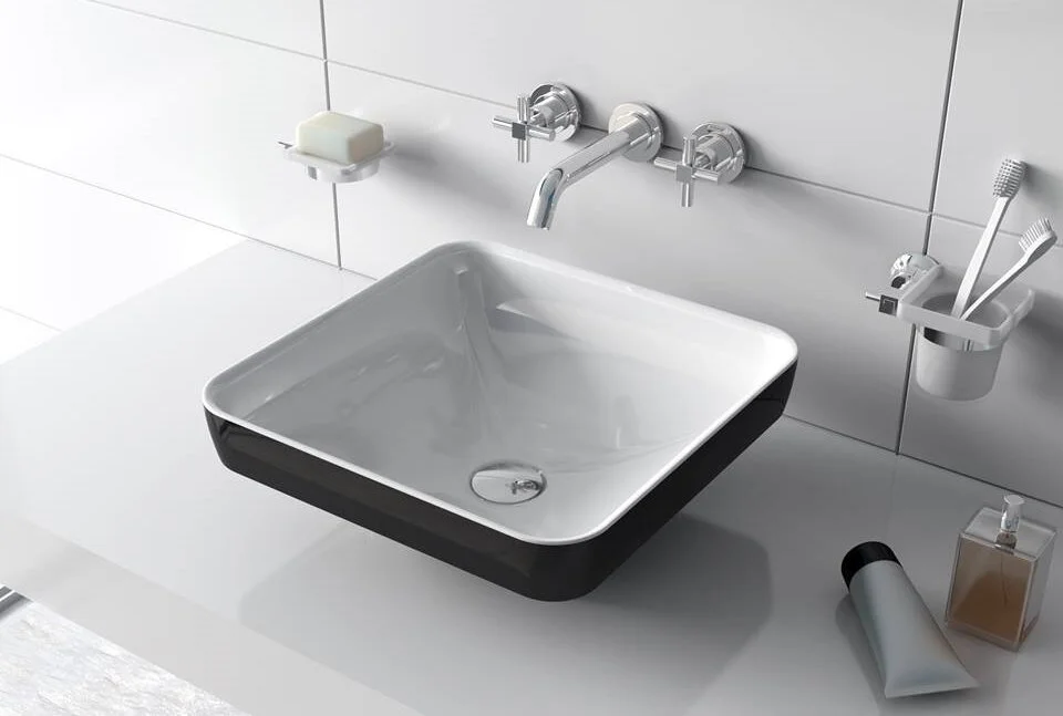 Раковина накладная VitrA Water Jewels 4441B091-2000 белый, черный