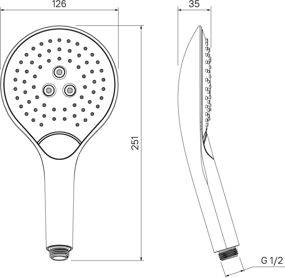 Ручной душ Iddis Optima Home 0903F00i18, хром