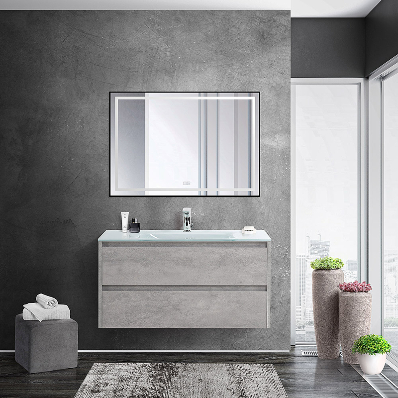 Тумба под раковину BelBagno KRAFT-1000-2C-SO-CG 100 см, Cemento Grigio