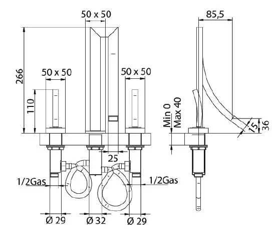 Смеситель для раковины Bandini Seta 770720PN00 хром