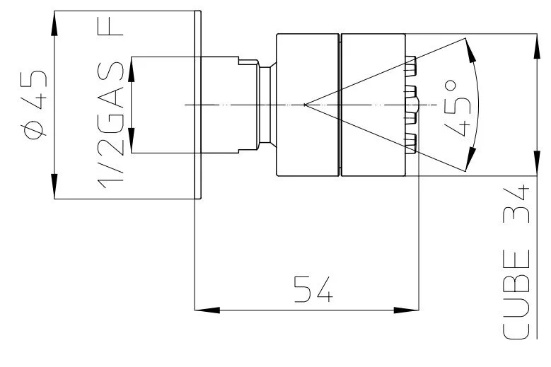 Форсунка душевая Bossini Cubic-Gom I00135.030