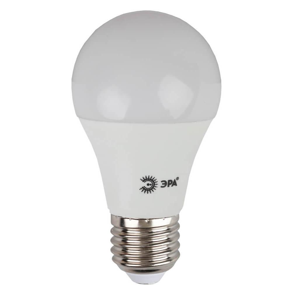 Лампа светодиодная ЭРА E27 10W 2700K матовая ECO LED A60-10W-827-E27 Б0028006