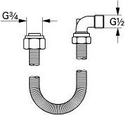 Соединительный гарнитур Grohe Talentofill 28993000