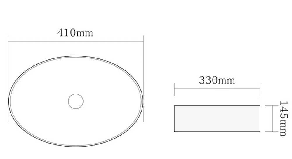 Раковина накладная SantiLine SL-1016 белый