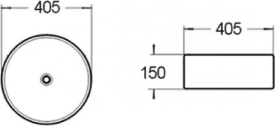 Раковина Comforty 40.5 7078A 00004148151, белый