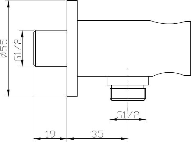 Душевой гарнитур BelBagno ANCONA-DFS-CRM, хром