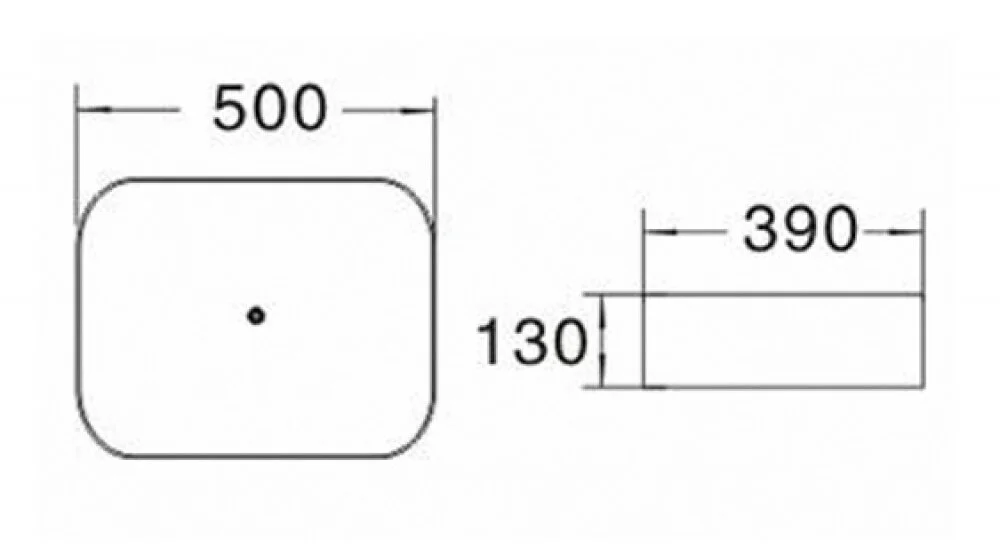 Раковина накладная Comforty 9378 MB черный