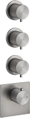 Смеситель для душа Gessi 316 54506#239 термостатический, steel brushed