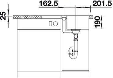 Кухонная мойка Blanco Lexa 518631