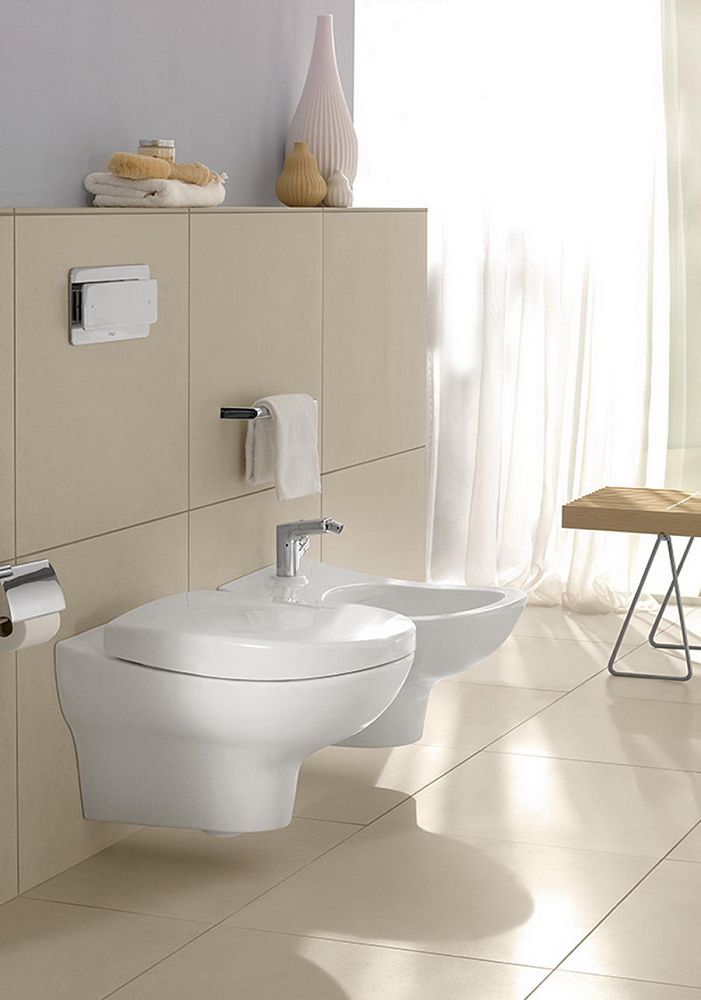 Подвесной унитаз Villeroy & Boch My Nature 5610 10R1 alpin Сeramicplus