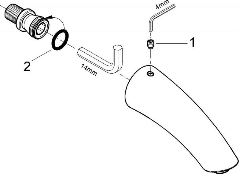 Душевой кронштейн Grohe Movario 28529000