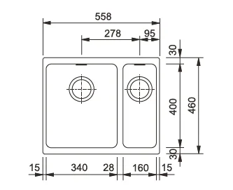 Кухонная мойка Franke Kubus 125.0190.237 белый