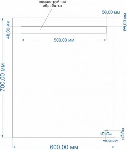 Зеркало Cersanit Led 60 KN-LU-LED010*60-b-Os