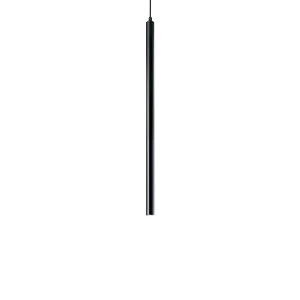 Подвесной светодиодный светильник Ideal Lux Ultrathin D040 Round Nero 156699