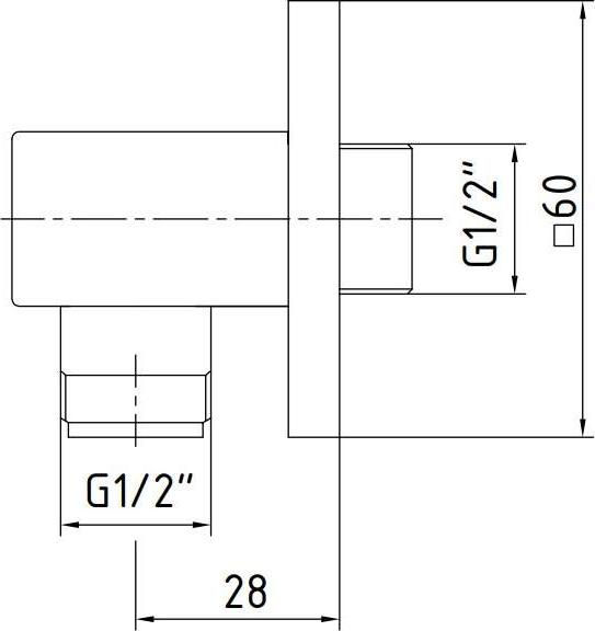 Шланговое подключение E.C.A Elea 102126388C1EX