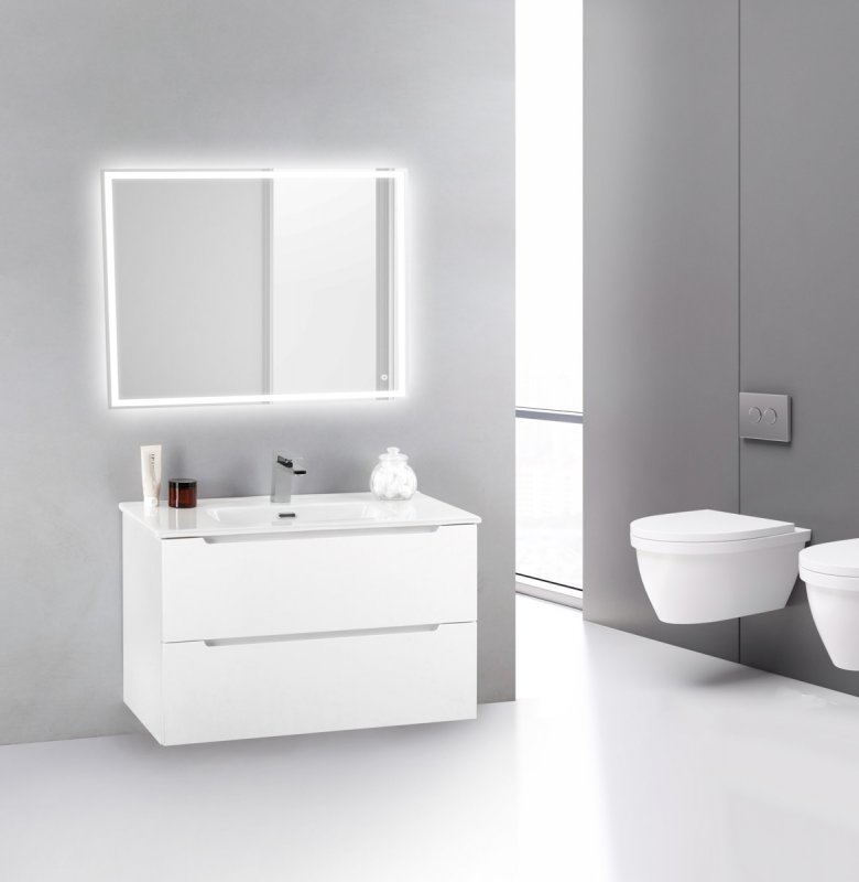 Тумба для комплекта BelBagno ETNA39-700/390-2C-SO-BL-P bianco lucido