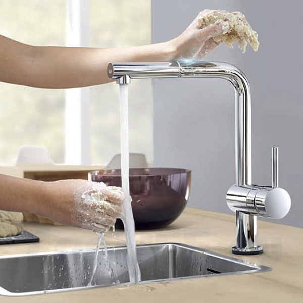 Смеситель для кухонной мойки Grohe Minta 32168DC0 суперсталь