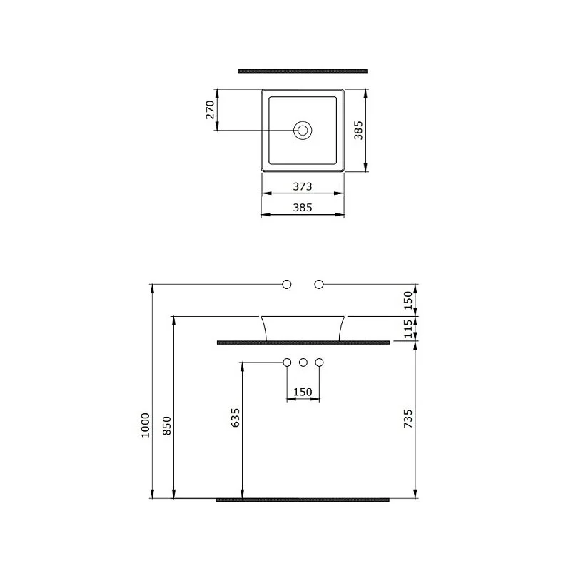 Раковина Berges Ego SL 181010 40 см, белый