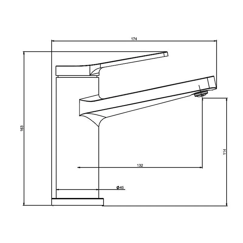 Смеситель для раковины Laparet Nobia N3015402LPT хром